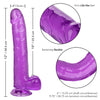 Size Queen 10 Inch- Purple-Dildos & Dongs-CalExotics-Andy's Adult World