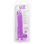 Size Queen 10 Inch- Purple-Dildos & Dongs-CalExotics-Andy's Adult World