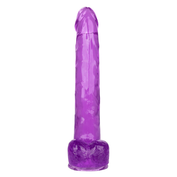 Size Queen 10 Inch- Purple-Dildos & Dongs-CalExotics-Andy's Adult World