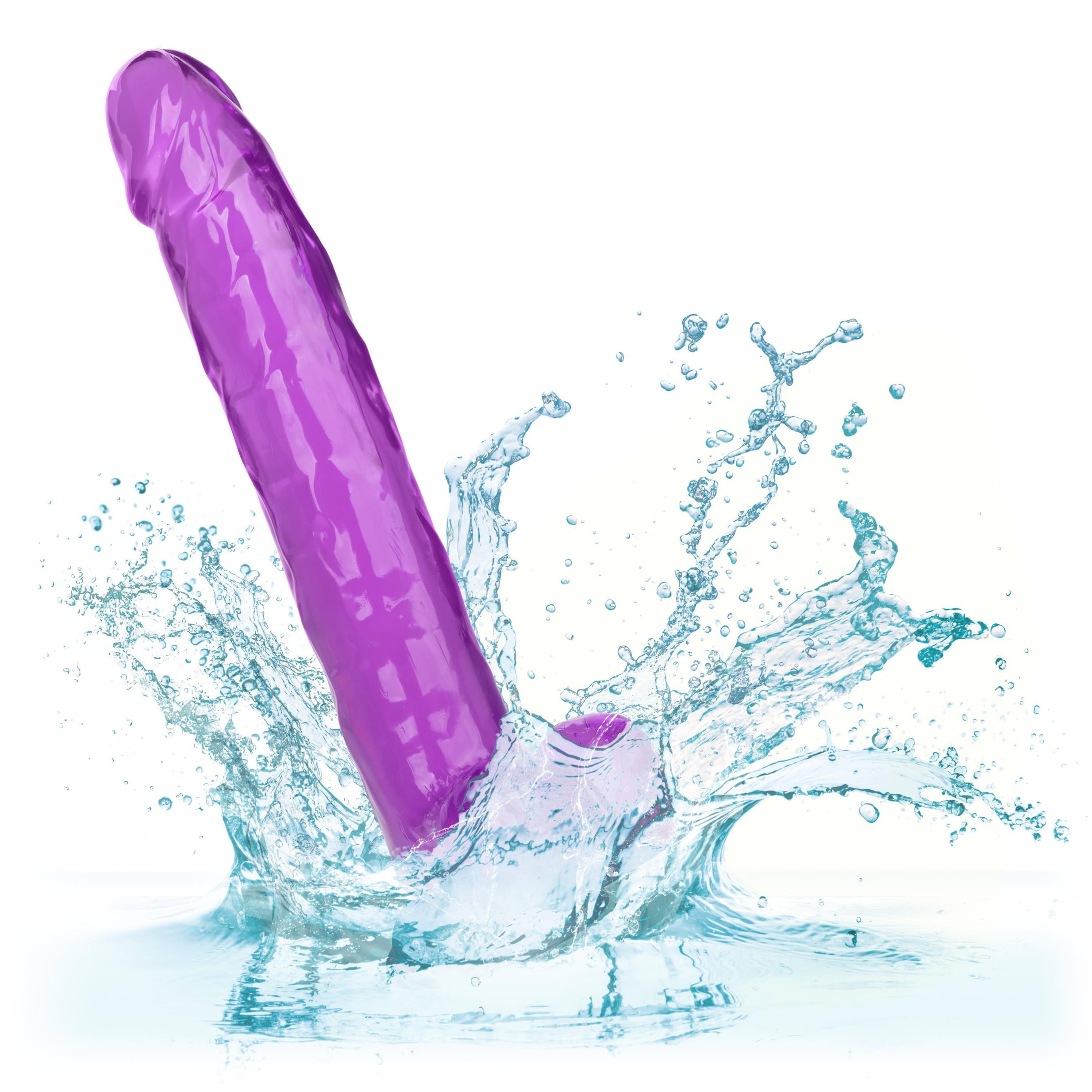 Size Queen 10 Inch- Purple-Dildos & Dongs-CalExotics-Andy's Adult World