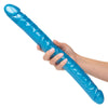 Size Queen 17 inch/43.25 Cm - Blue-Dildos & Dongs-CalExotics-Andy's Adult World