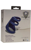 Viceroy Rechargeable Triple Cock Cage - Blue-Cockrings-CalExotics-Andy's Adult World