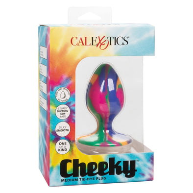 Cheeky Medium Tie-Dye Plug-Anal Toys & Stimulators-CalExotics-Andy's Adult World