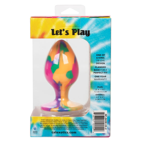 Cheeky Large Tie-Dye Plug-Anal Toys & Stimulators-CalExotics-Andy's Adult World