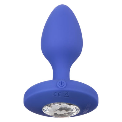 Cheeky Gems - Medium Rechargeable Vibrating Probe - Blue-Anal Toys & Stimulators-CalExotics-Andy's Adult World