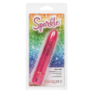 Sparkle Mini Vibe - Pink-Vibrators-CalExotics-Andy's Adult World