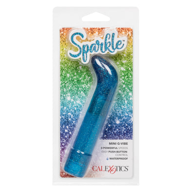 Sparkle Mini G-Vibe - Blue-Vibrators-CalExotics-Andy's Adult World