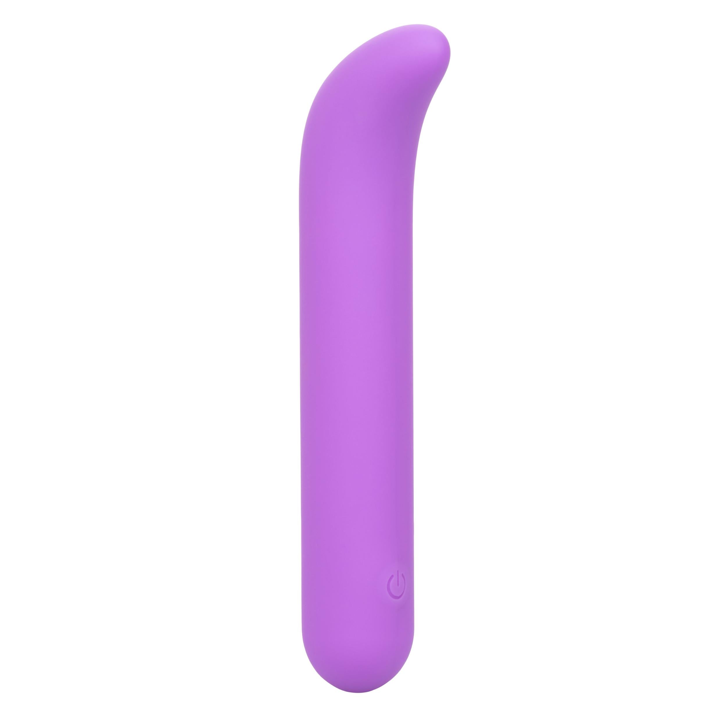 Bliss Liquid Silicone Mini G Vibe - Purple-Vibrators-CalExotics-Andy's Adult World