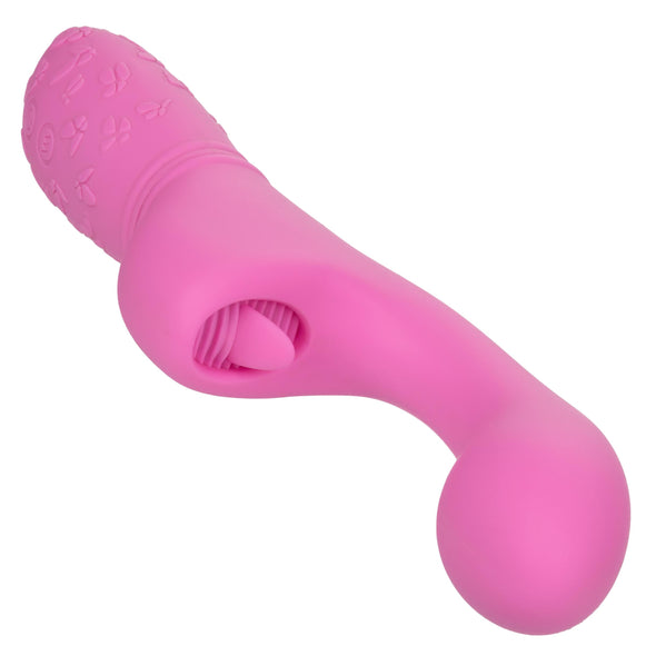 Rechargeable Butterfly Kiss Flicker - Pink-Vibrators-CalExotics-Andy's Adult World