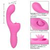 Rechargeable Butterfly Kiss Flicker - Pink-Vibrators-CalExotics-Andy's Adult World