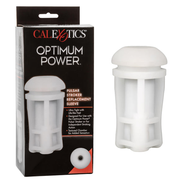 Optimum Power Pulsar Stroker Replacement Sleeve-Masturbation Aids for Males-CalExotics-Andy's Adult World