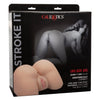Stroke It Life-Size Ass - Ivory-Masturbation Aids for Males-CalExotics-Andy's Adult World