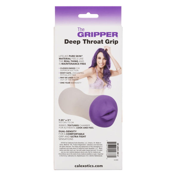 The Gripper Deep Throat Grip-Masturbation Aids for Males-CalExotics-Andy's Adult World