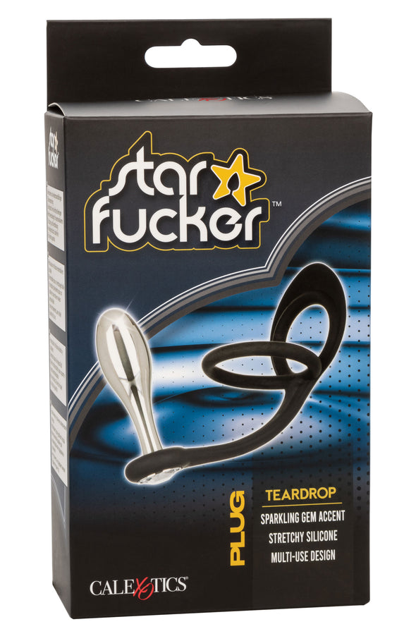Star Fucker Teardrop Plug-Anal Toys & Stimulators-CalExotics-Andy's Adult World