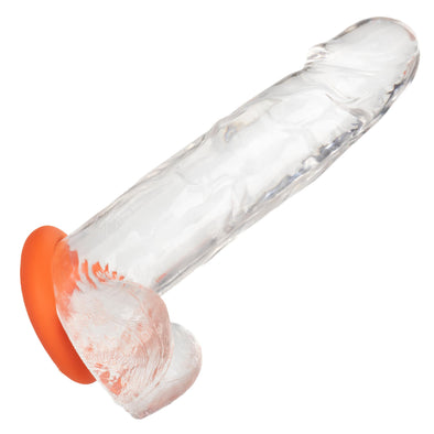 Alpha Liquid Silicone Prolong Large Ring - Orange-Cockrings-CalExotics-Andy's Adult World