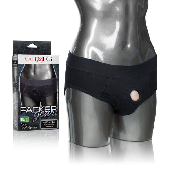 Packer Gear Black Brief Harness 2xl-3xl
