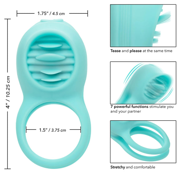 Silicone Rechargeable French Kiss Enhancer-Cockrings-CalExotics-Andy's Adult World