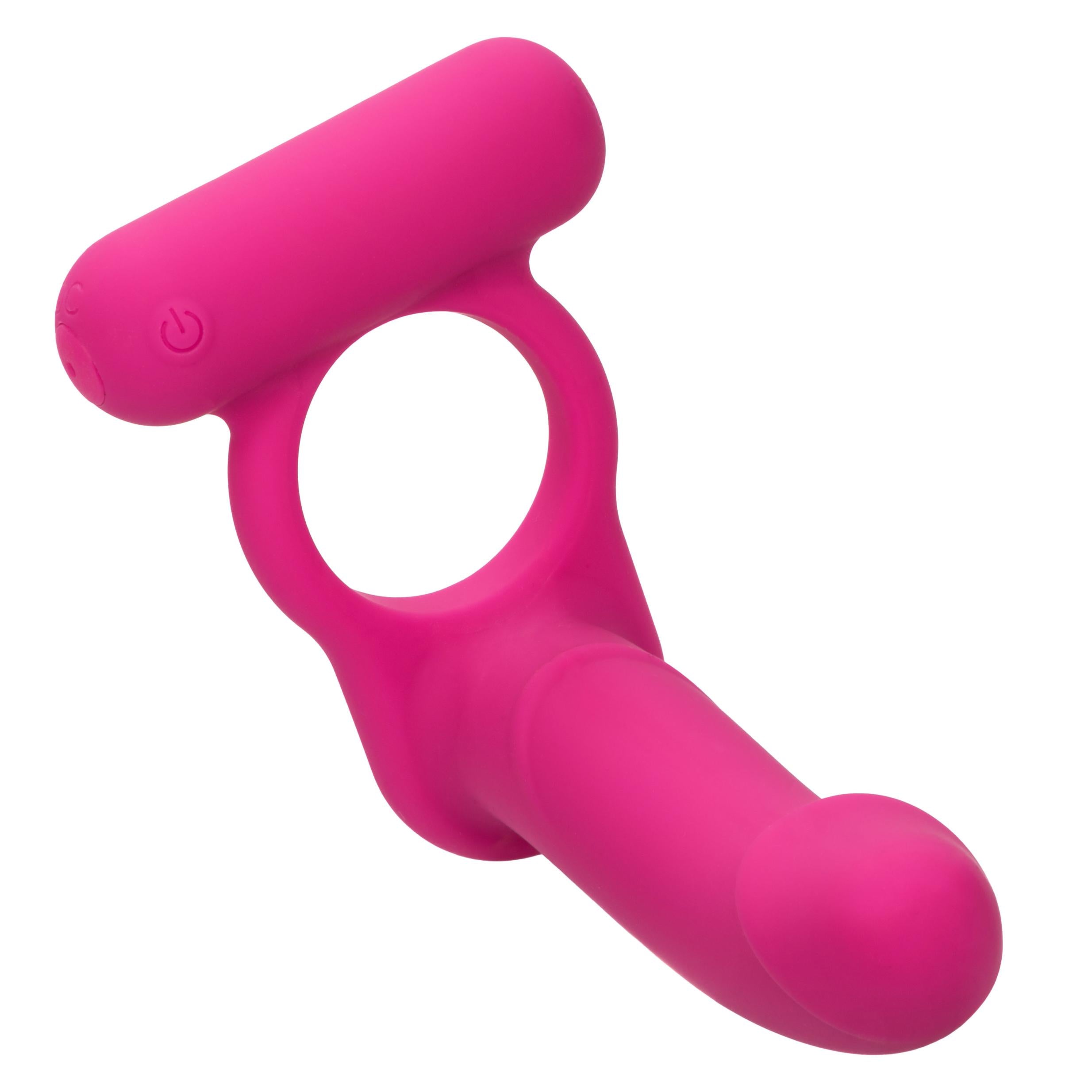 Silicone Rechargeable Double Diver - Pink-Couples Toys-CalExotics-Andy's Adult World