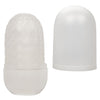 Boundless Reversible Nubby Stroker - Clear-Masturbation Aids for Males-CalExotics-Andy's Adult World