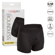 Boundless Boxer Brief - S-m - Black-Lingerie & Sexy Apparel-CalExotics-Andy's Adult World