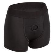 Boundless Boxer Brief - S-m - Black-Lingerie & Sexy Apparel-CalExotics-Andy's Adult World
