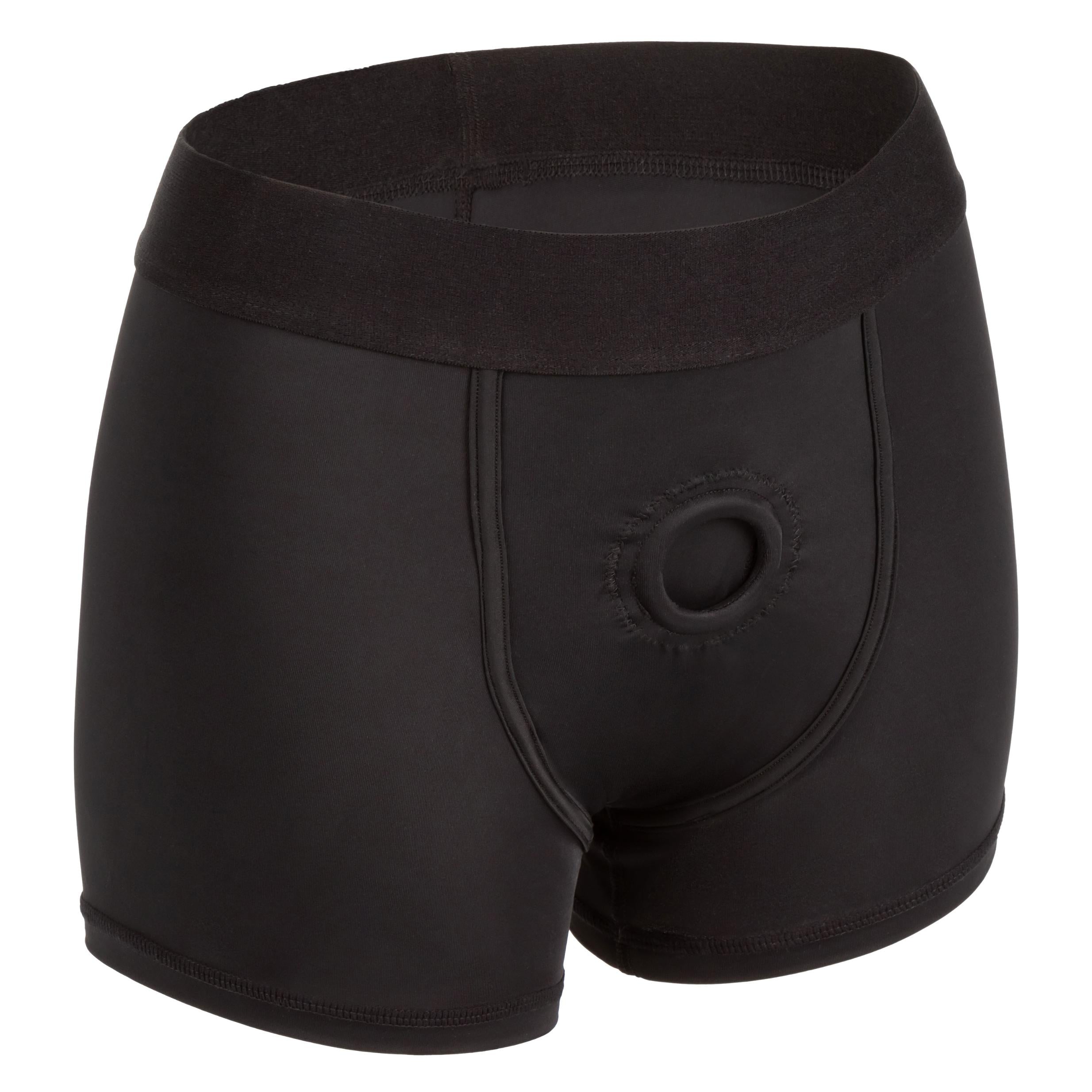 Boundless Boxer Brief - S-m - Black-Lingerie & Sexy Apparel-CalExotics-Andy's Adult World