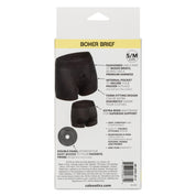 Boundless Boxer Brief - S-m - Black-Lingerie & Sexy Apparel-CalExotics-Andy's Adult World