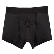 Boundless Boxer Brief - S-m - Black-Lingerie & Sexy Apparel-CalExotics-Andy's Adult World