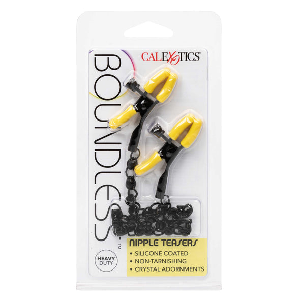 Boundless Nipple Teaser - Yellow/black-Nipple Stimulators-CalExotics-Andy's Adult World