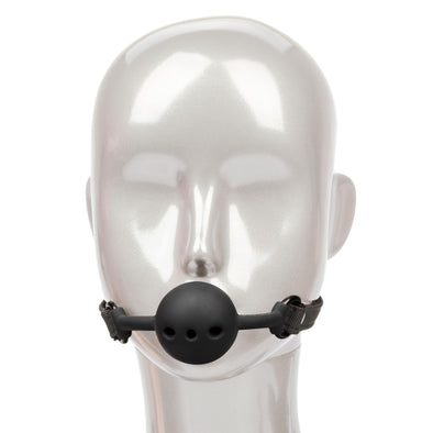 Boundless Breathable Ball Gag - Black-Bondage & Fetish Toys-CalExotics-Andy's Adult World