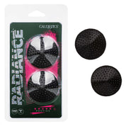 Radiance Round Pasties - Black-Nipple Stimulators-CalExotics-Andy's Adult World