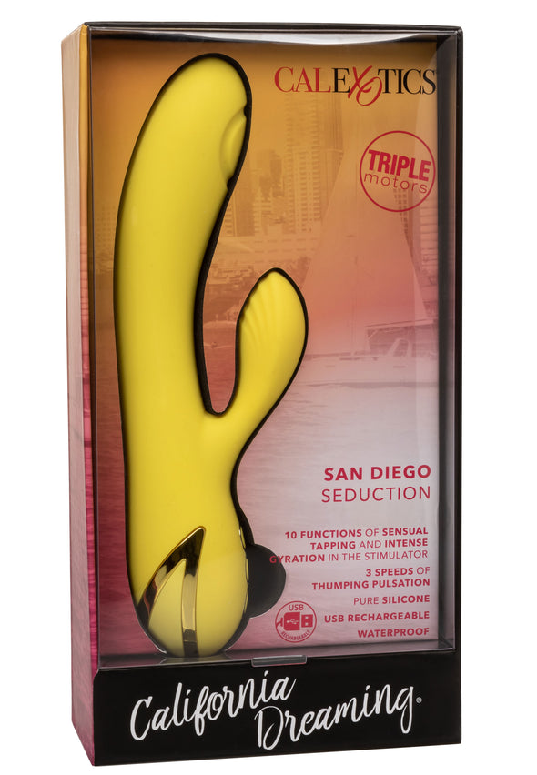 California Dreaming San Diego Seduction - Yellow-Vibrators-CalExotics-Andy's Adult World