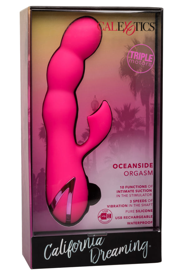 California Dreaming Oceanside Orgasm - Pink-Vibrators-CalExotics-Andy's Adult World