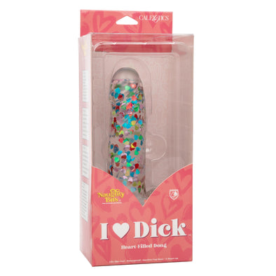 Naughty Bits I Love Dick Heart-Filled Dong-Dildos & Dongs-CalExotics-Andy's Adult World