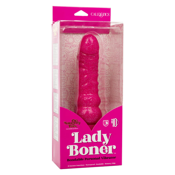 Naughty Bits Lady Boner Bendable Personal Vibrator-Vibrators-CalExotics-Andy's Adult World
