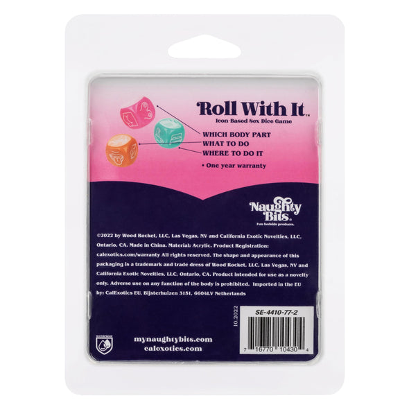 Naughty Bits Roll With It Icon - Based Sex Dice Game-Games-CalExotics-Andy's Adult World