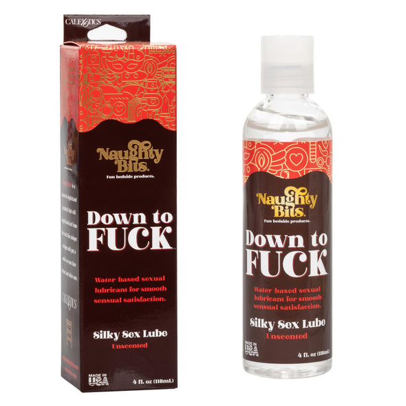 Naughty Bits Down to Fuck Silky Sex Lube - Boxed-Lubricants Creams & Glides-CalExotics-Andy's Adult World