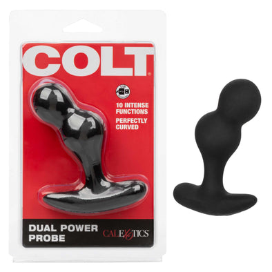 Colt Dual Power Probe - Black-Anal Toys & Stimulators-CalExotics-Andy's Adult World