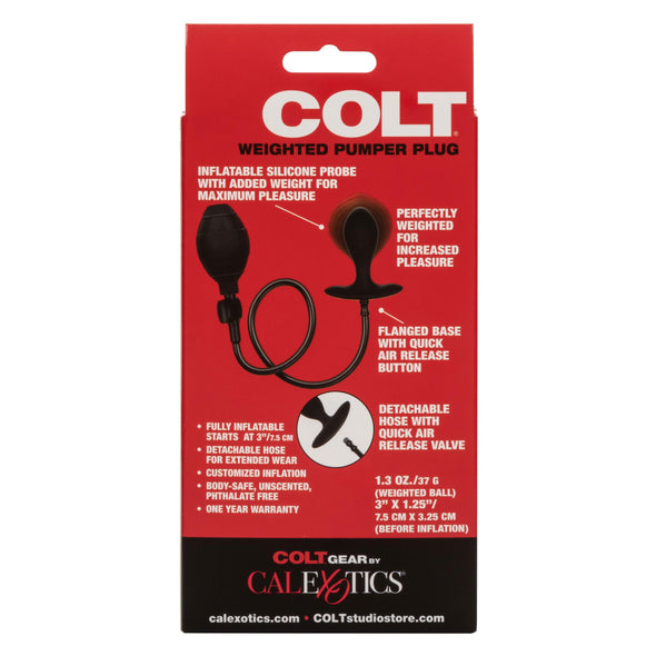 Colt Weighted Pumper Plug-Anal Toys & Stimulators-CalExotics-Andy's Adult World