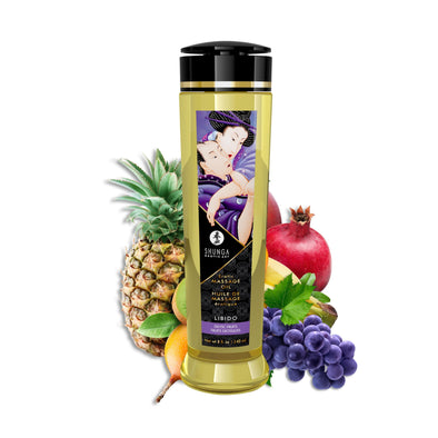 Massage Oils - Libido - 8 Fl. Oz.-Lubricants Creams & Glides-Shunga-Andy's Adult World
