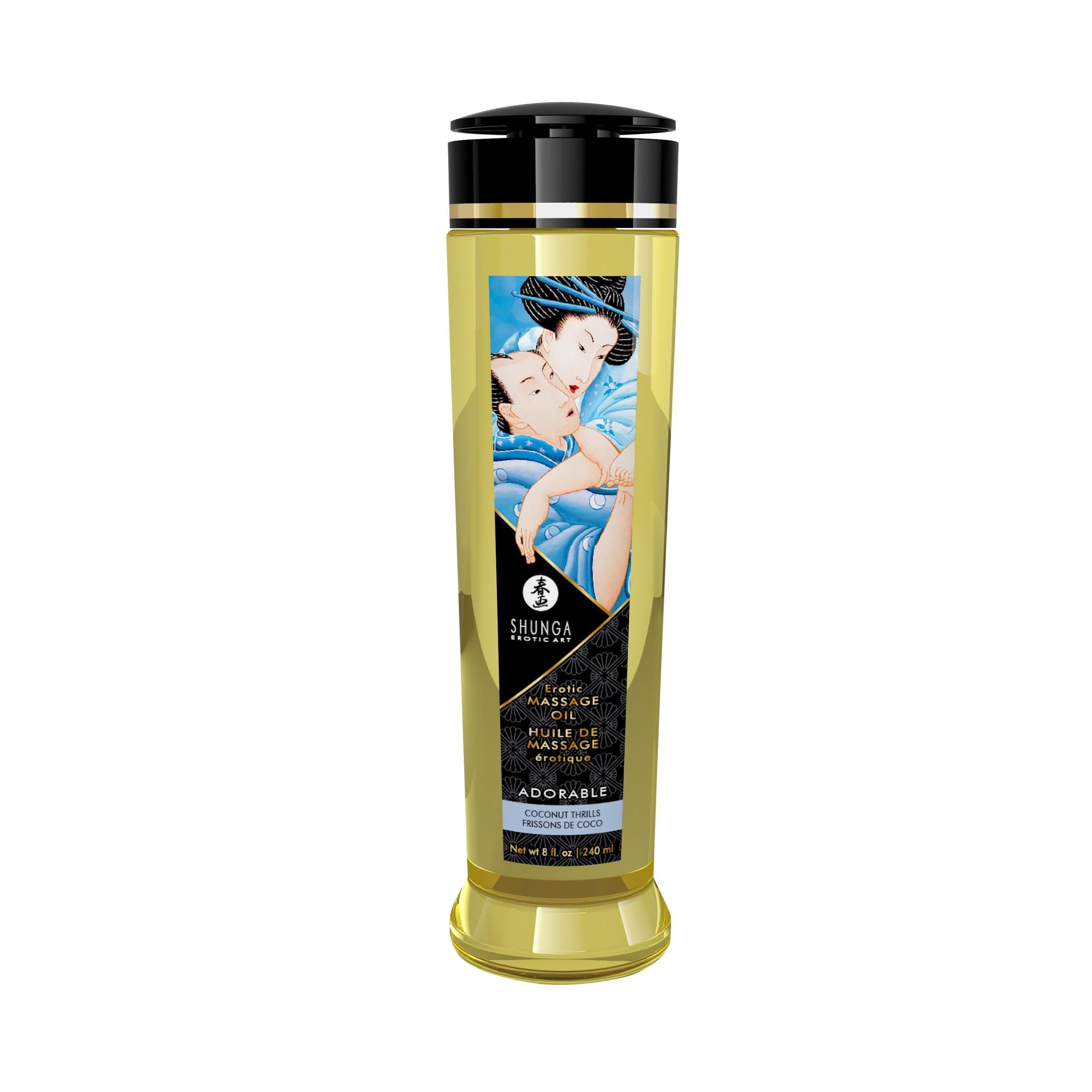 Massage Oils - Adorable - 8 Fl. Oz.-Lubricants Creams & Glides-Shunga-Andy's Adult World