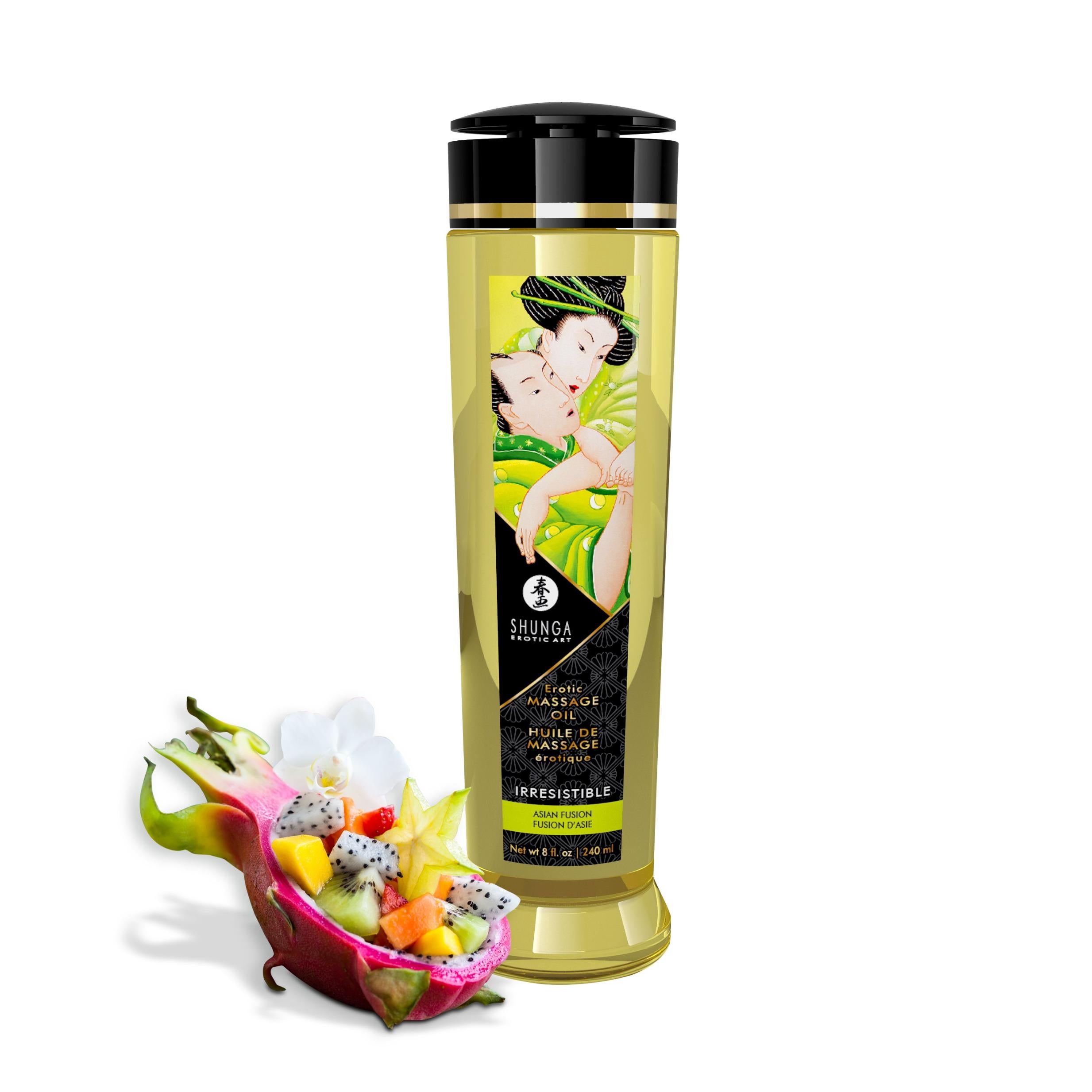 Massage Oils - Irresistible - 8 Fl. Oz.-Lubricants Creams & Glides-Shunga-Andy's Adult World