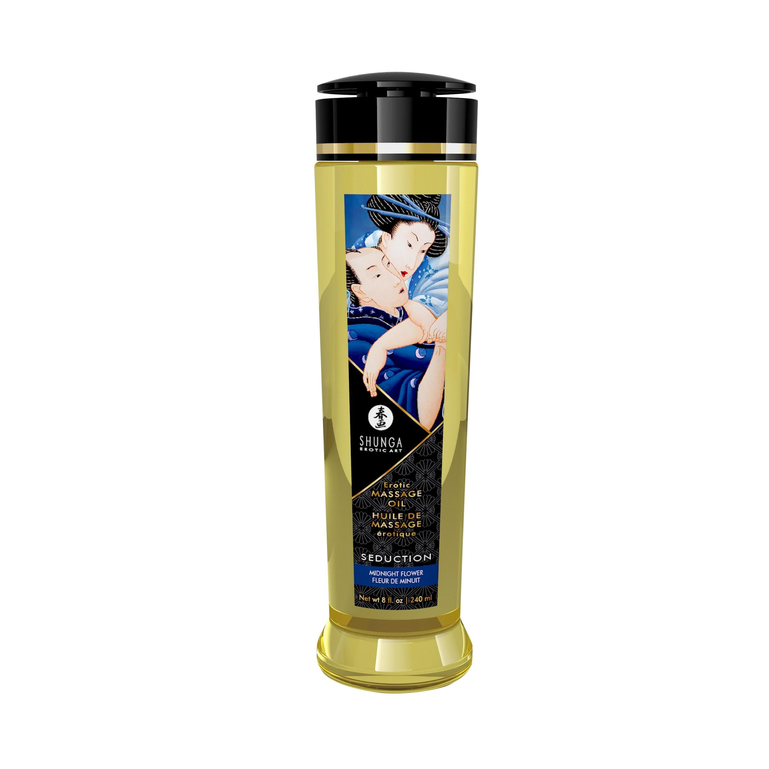 Massage Oils - Seduction - 8 Fl. Oz.-Lubricants Creams & Glides-Shunga-Andy's Adult World