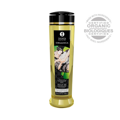 Organica Massage Oils - Naturelle - 8 Fl. Oz.-Lubricants Creams & Glides-Shunga-Andy's Adult World