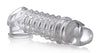 1.5 Inch Penis Enhancer Sleeve - Clear-Penis Extension & Sleeves-XR Brands Size Matters-Andy's Adult World