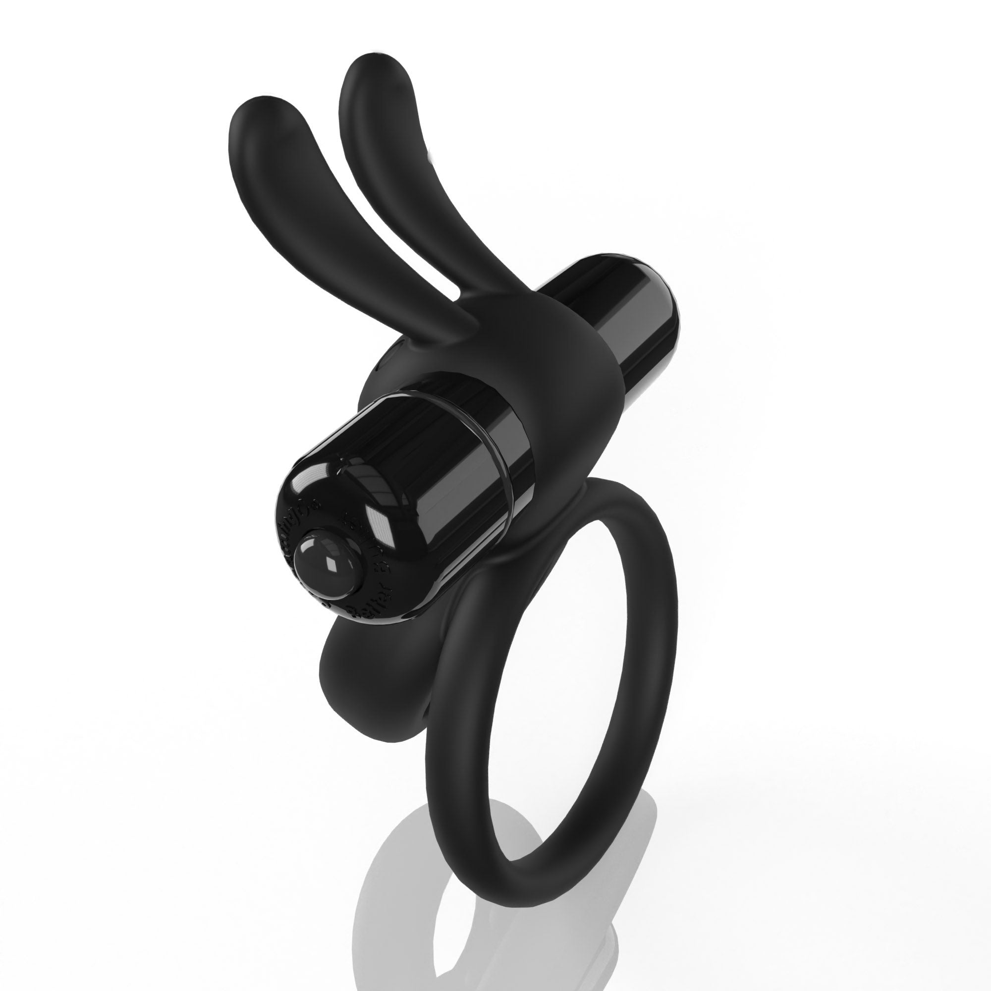 Screaming O 4b - Ohare Wearable Rabbit Vibe - Black-Cockrings-Screaming O-Andy's Adult World