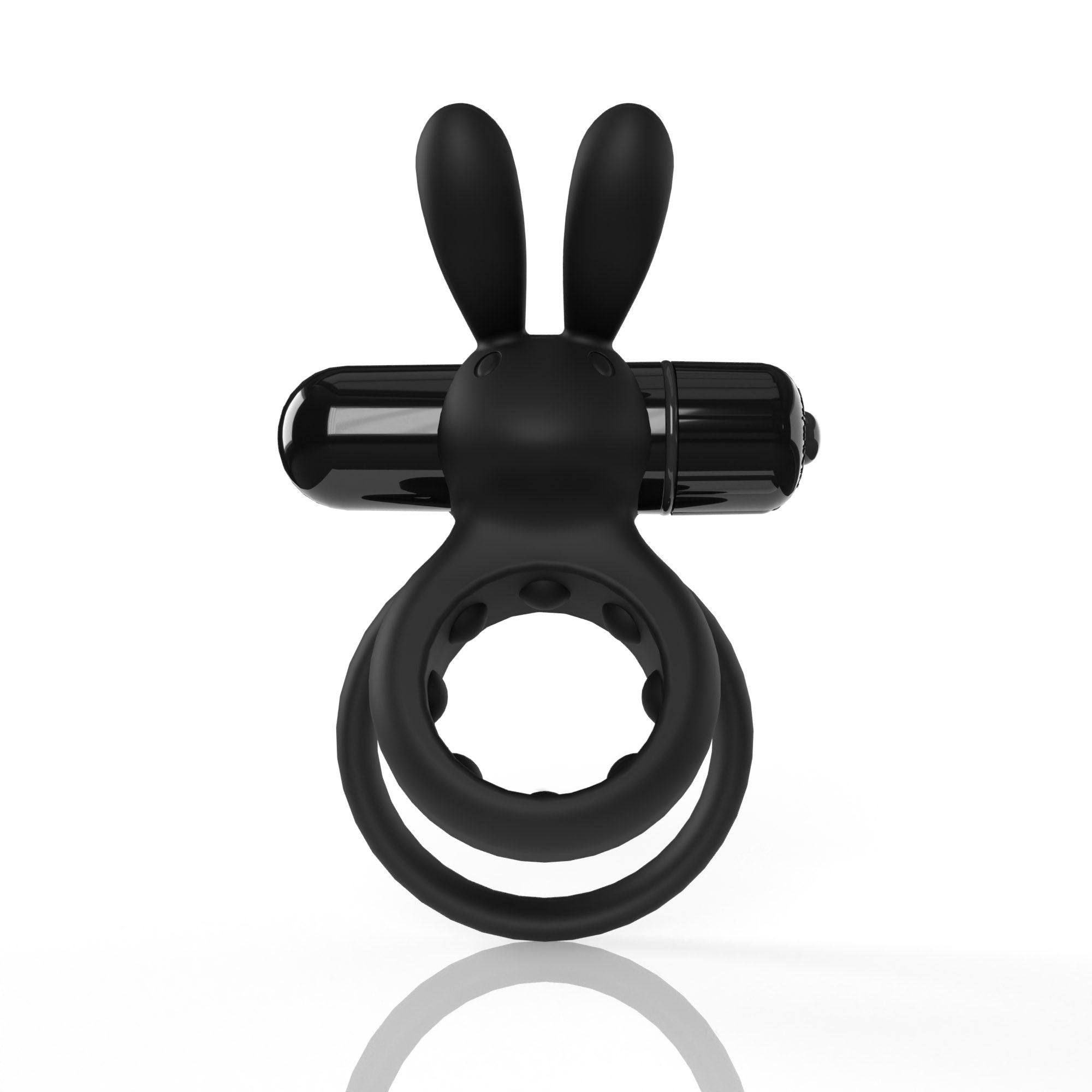 Screaming O 4b - Ohare Wearable Rabbit Vibe - Black-Cockrings-Screaming O-Andy's Adult World