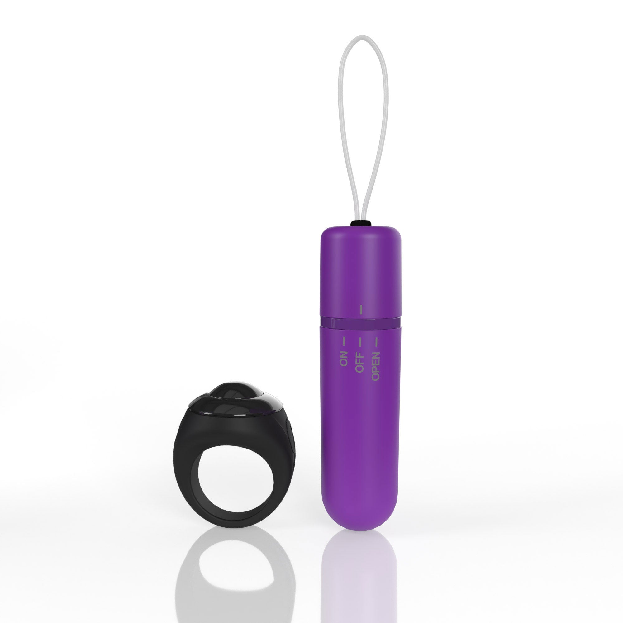 Screaming O 4t - Vibrating Panty Set With Remote Control Ring - Grape-Vibrators-Screaming O-Andy's Adult World