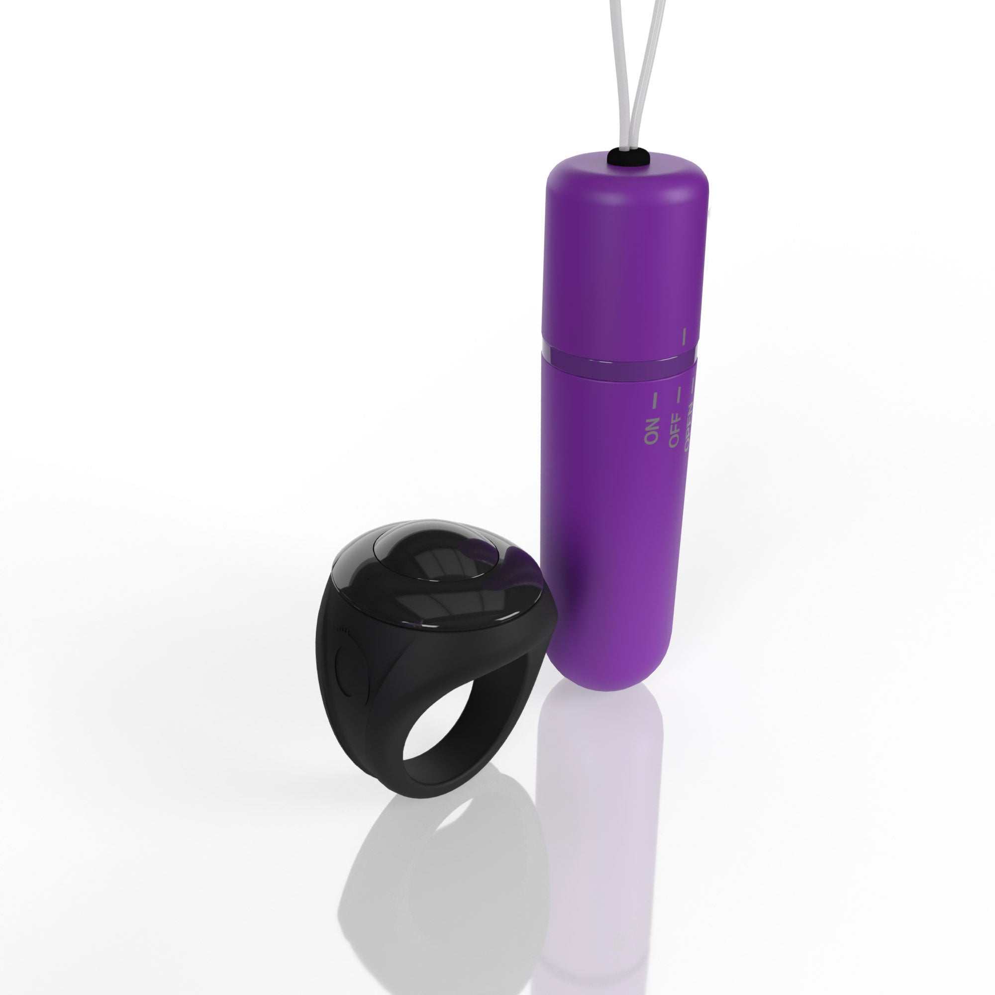 Screaming O 4t - Vibrating Panty Set With Remote Control Ring - Grape-Vibrators-Screaming O-Andy's Adult World
