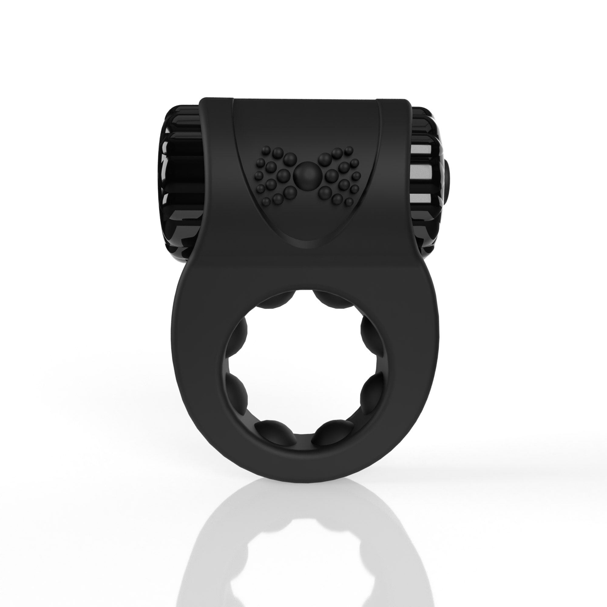 Screaming O - Big O Ritz Rechargeable Vibe Ring - Black-Cockrings-Screaming O-Andy's Adult World